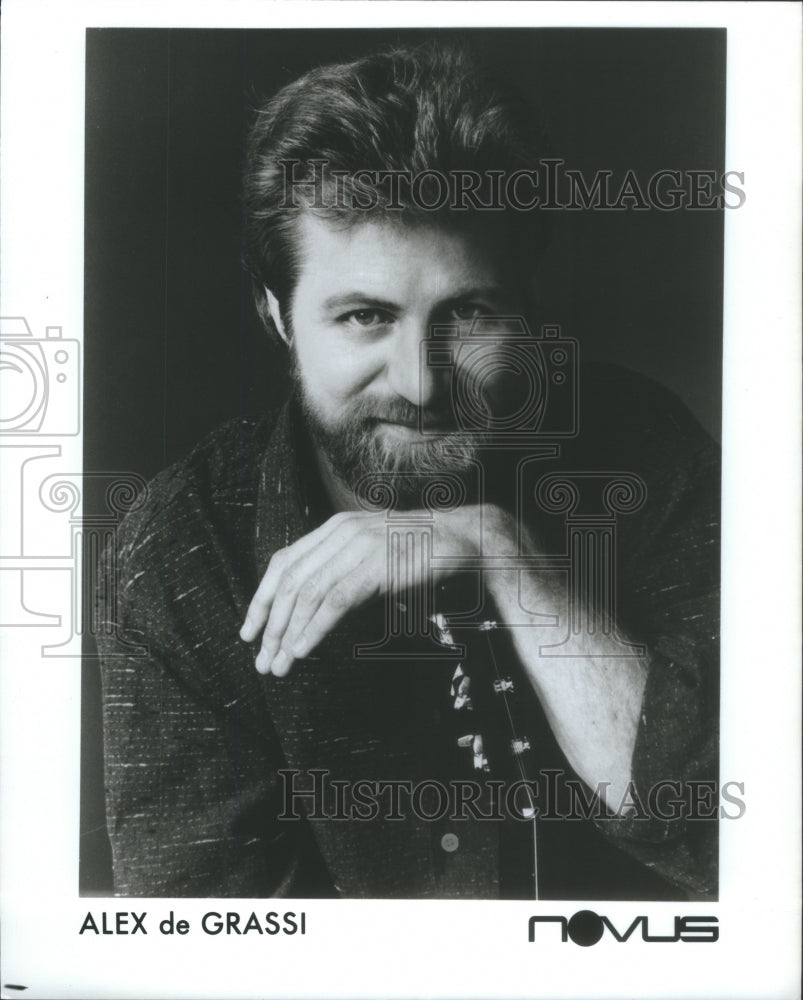 1987 Press Photo Alex de Grassi American Fingerstyle Gu- RSA26059- Historic Images