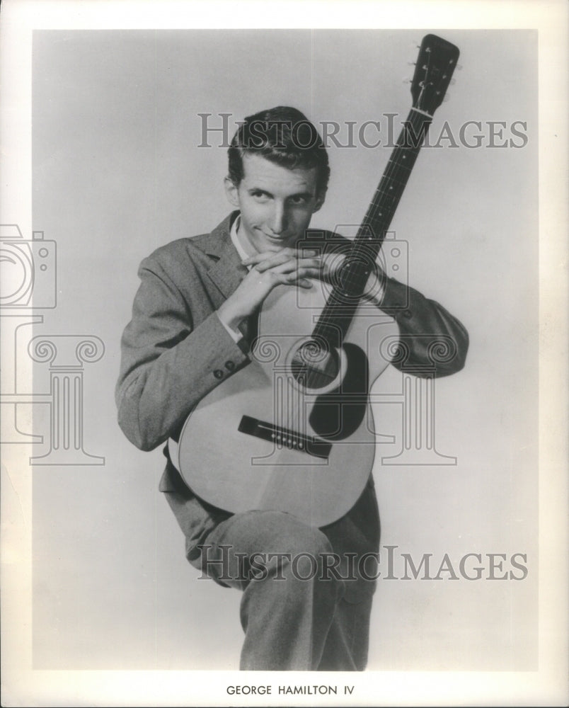 1960 Press Photo George Hege Hamilton IV- RSA27445- Historic Images