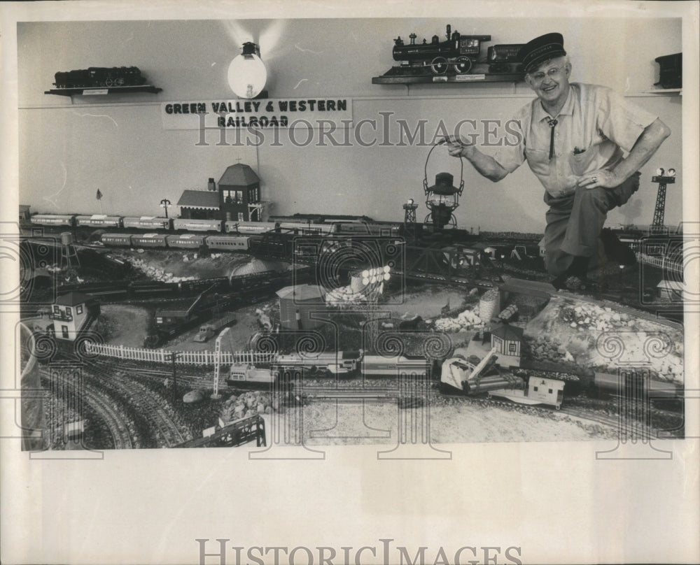 1965 Press Photo Model Railroad Train Hoas Museum West- RSA29017- Historic Images