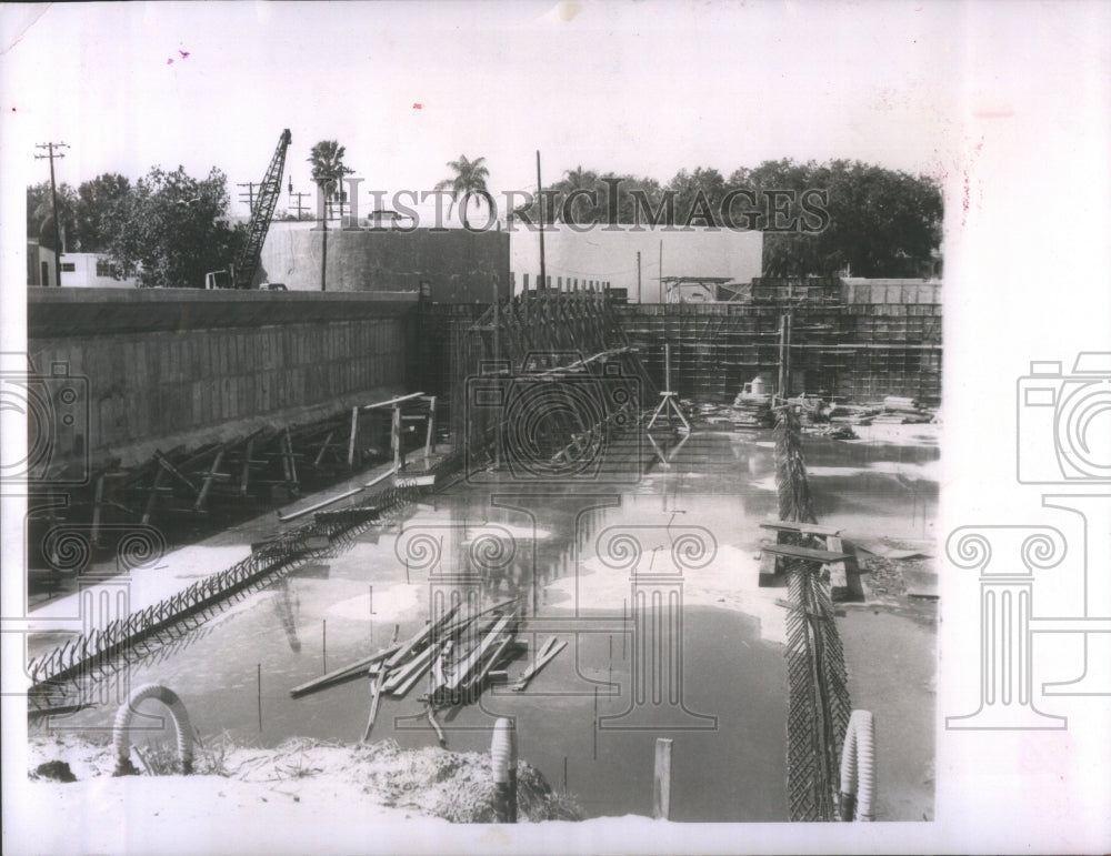 1958 Press Photo Marshall Street construction cluster- RSA30111- Historic Images