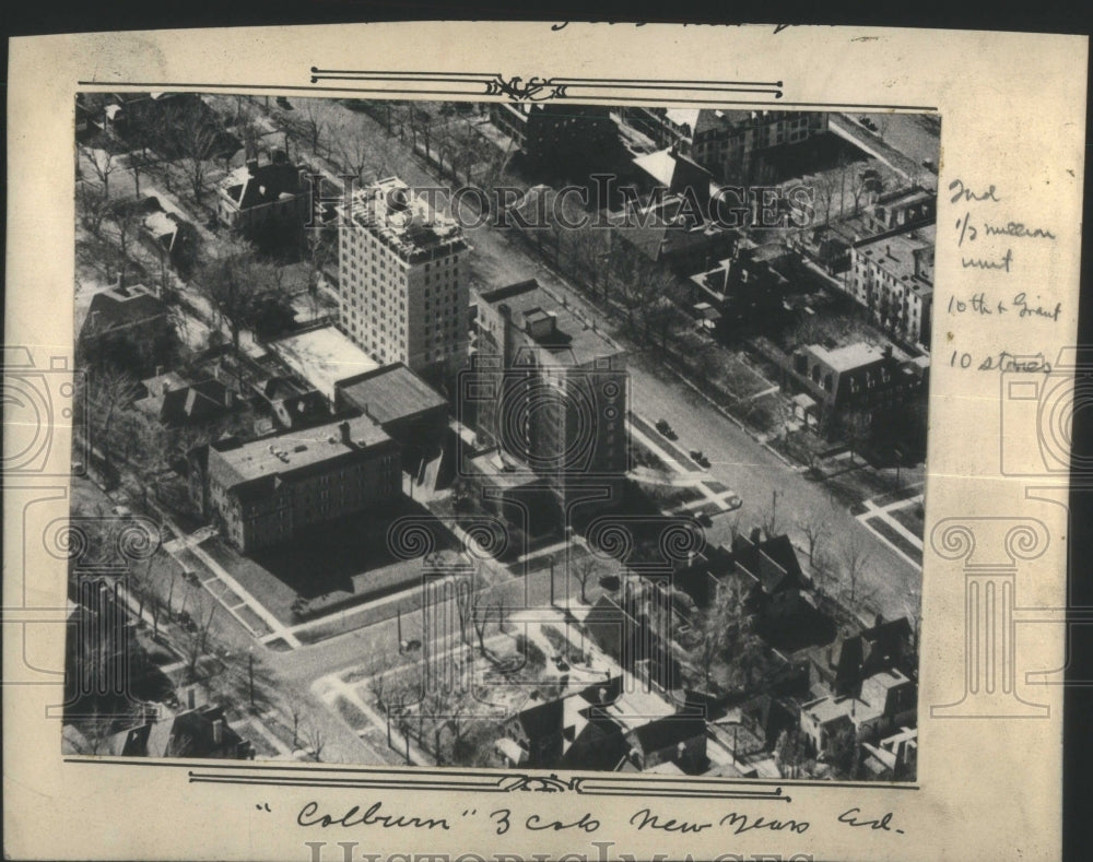 1931 Press Photo Colburn hotel 10th avenue half million- Historic Images