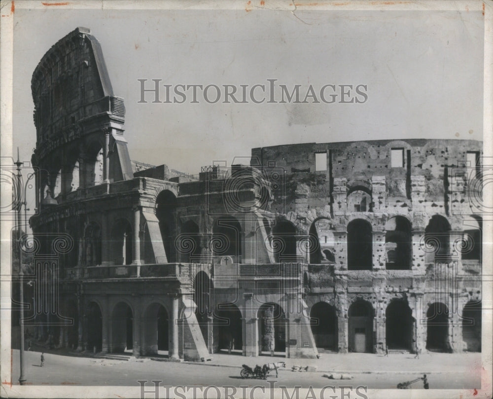 1957 Press Photo Colosseum In Rome,Italy- RSA34321- Historic Images