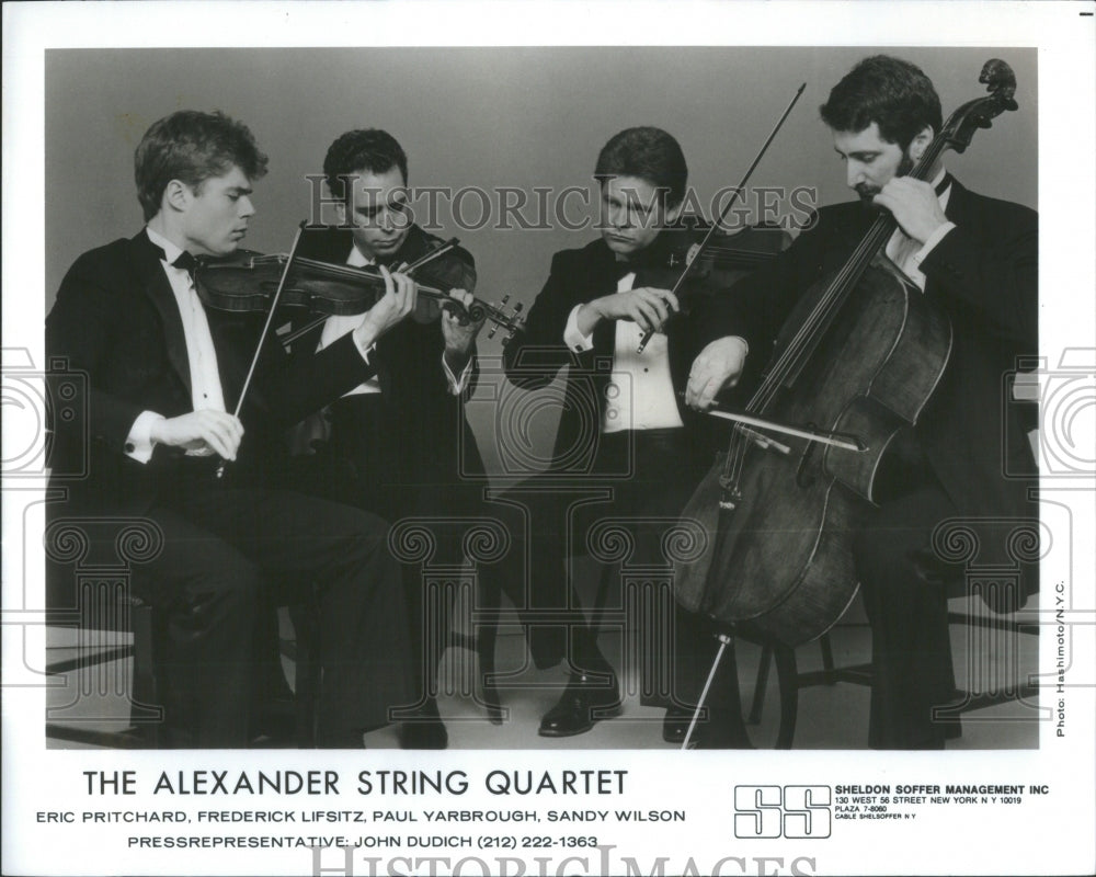 1988 Press Photo Alexander String Quartet Tampa Theater- RSA34921- Historic Images