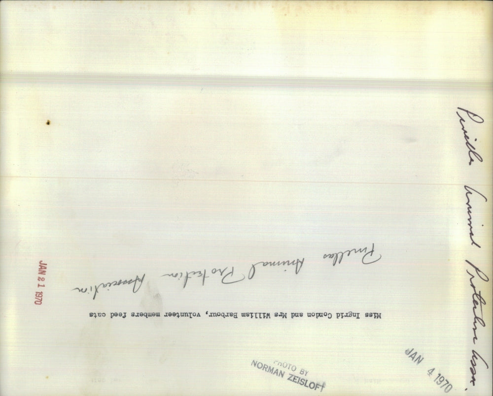 1970 Press Photo Miss Ingrid Condon Mrs William Barbour- RSA36389