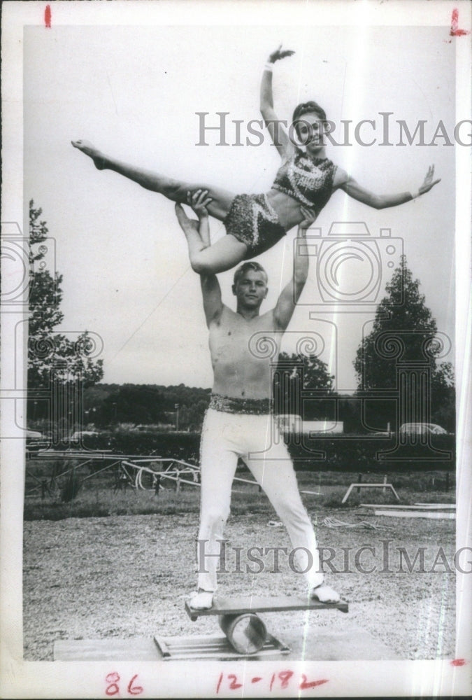 1966 Press Photo Miss Beverly Dave Busch Florida State- RSA36797- Historic Images