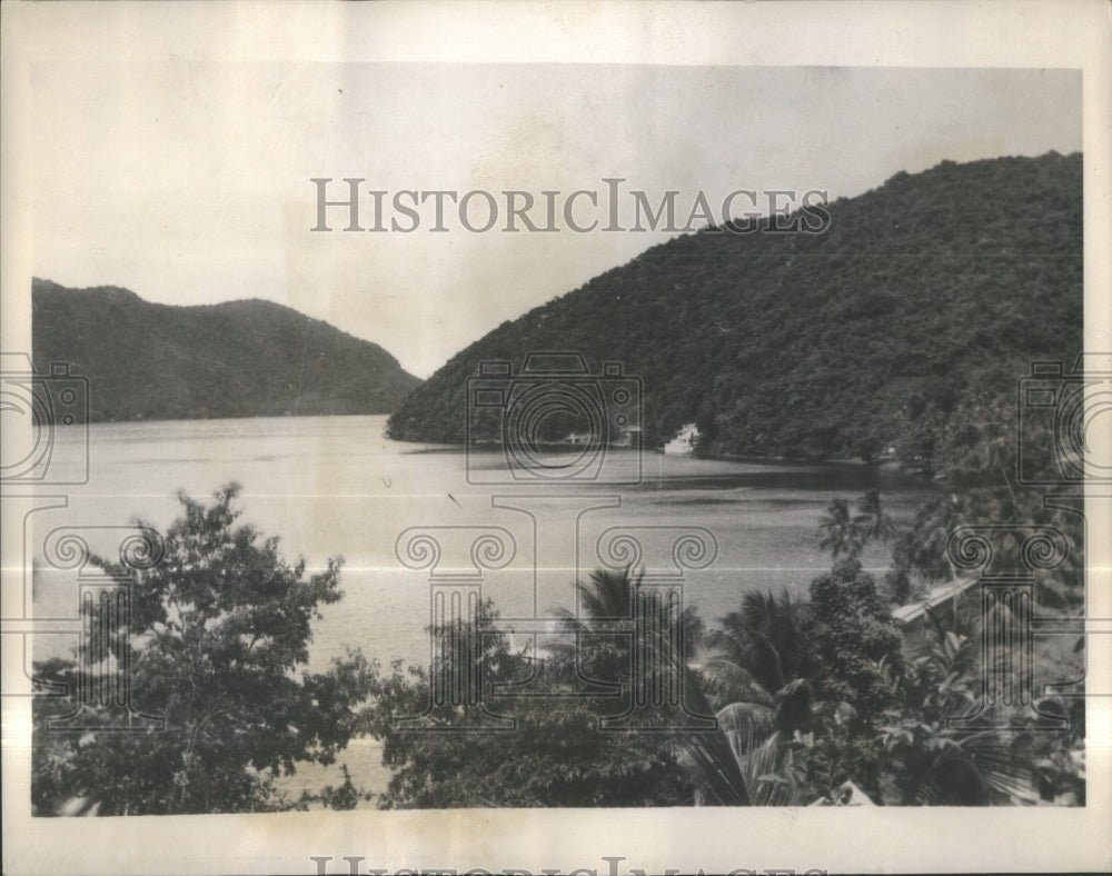 1940 Press Photo Gulf Paria entrance Pres Roosevelt US- RSA37491- Historic Images