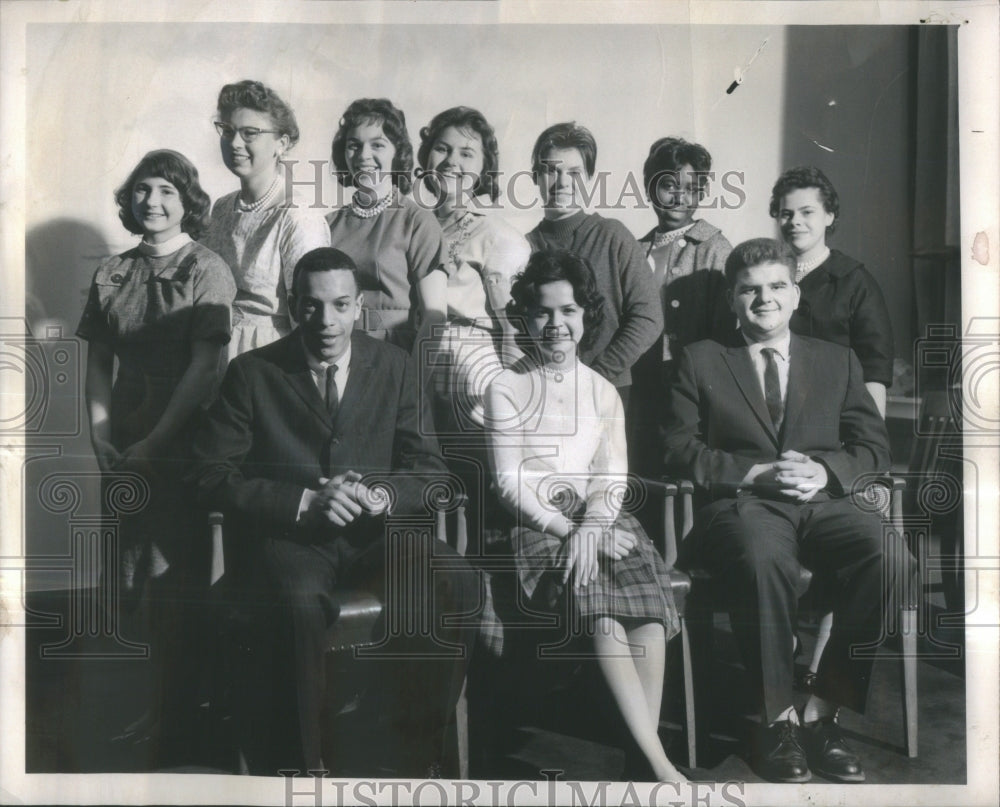 1961 Press Photo Volunteer of the Year Semi-Finalists- Historic Images