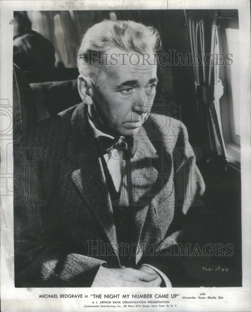 1956 Press Photo Number Came Up Film Actor Knox- RSA41001- Historic Images