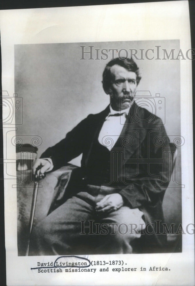 1971 Copy of Press Photo Scottish Explorer Livingston- Historic Images