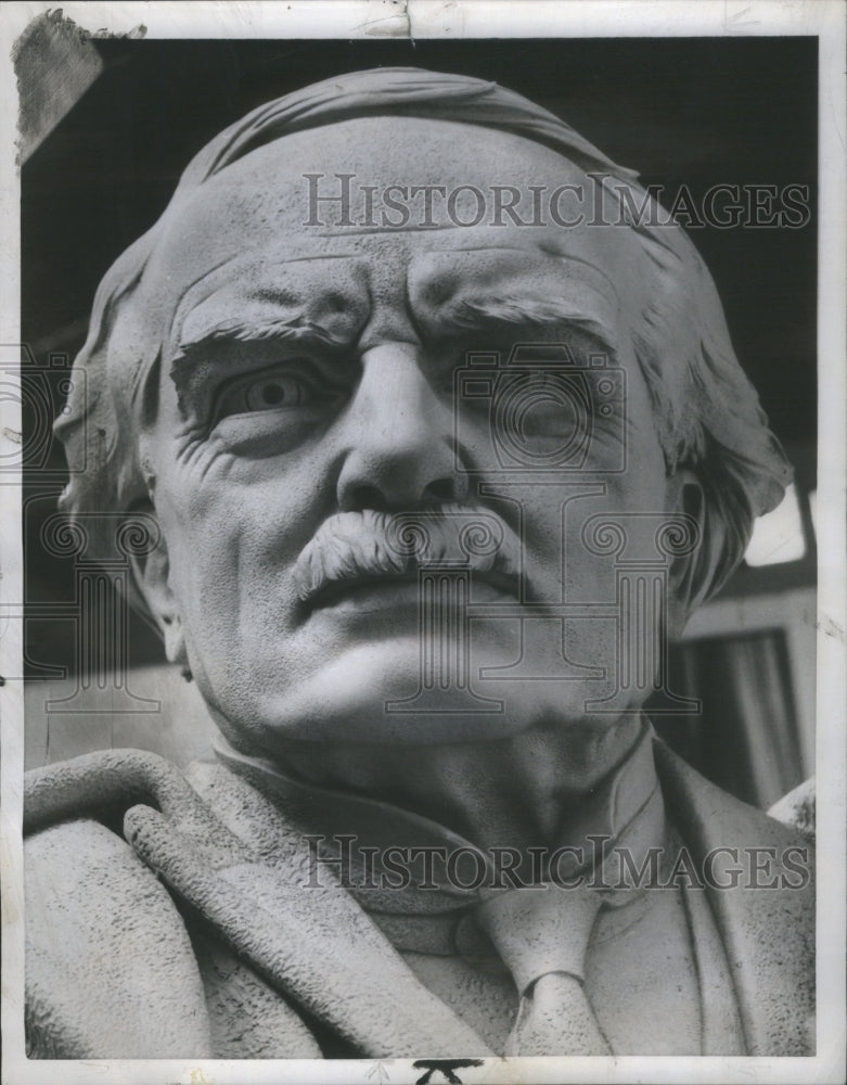 1959 Press Photo London Statue Prime Minister George- RSA42169- Historic Images