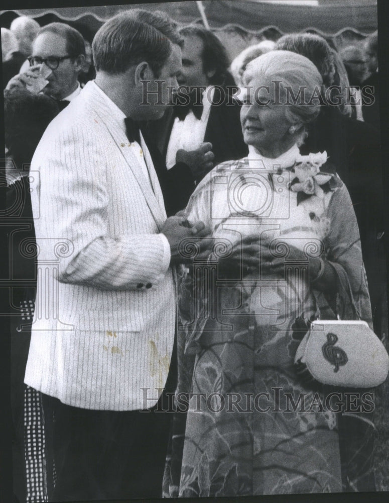 1974 Press Photo Ravinia Festival Opening Dinner - Historic Images