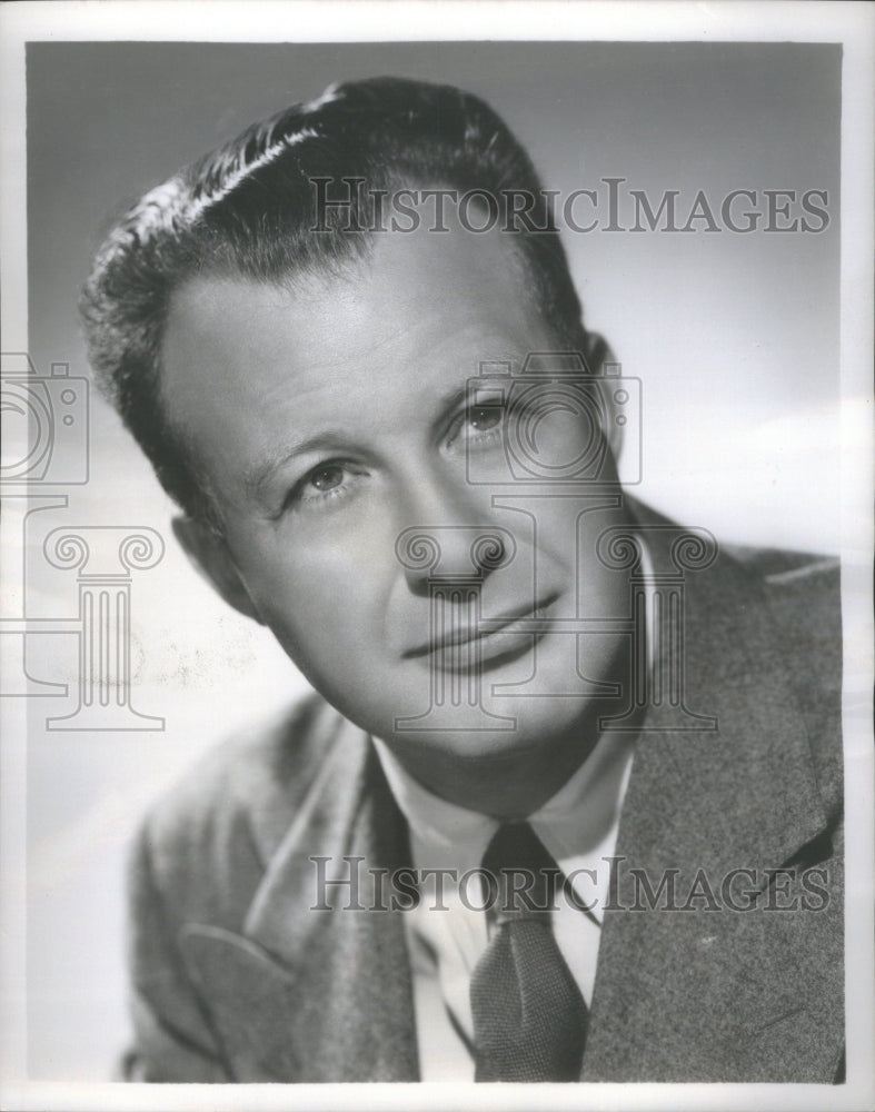 Press Photo Clifton Fadiman TV Host- RSA42537- Historic Images