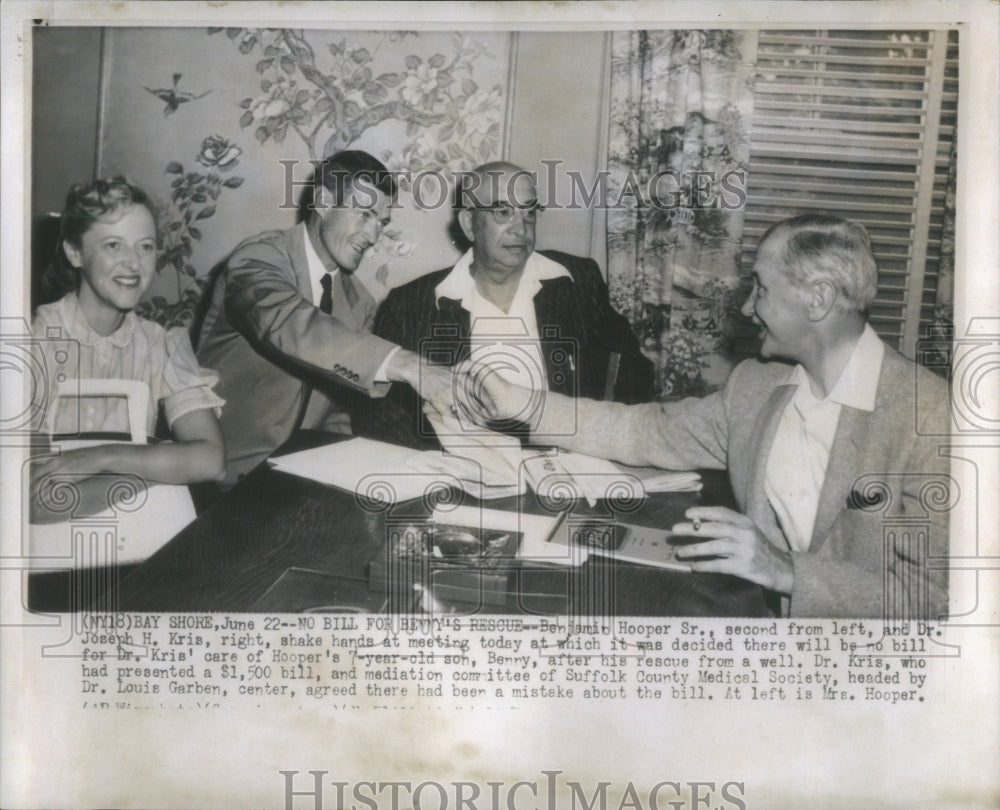 1957 Press Photo Dr. Joseph Kris New York Physician- RSA43089- Historic Images