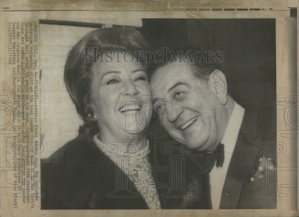 1969 Press Photo Actress Ethel Merman- RSA44131- Historic Images