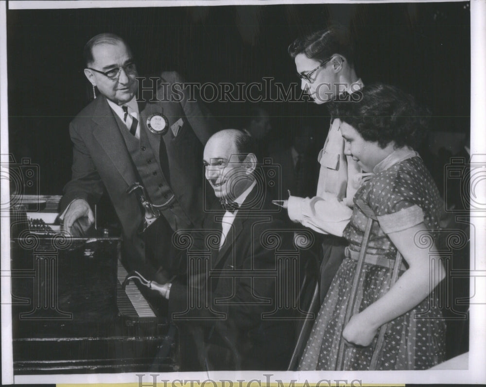 1955 Press Photo World Concert Pianist Raymond Leiser- RSA44287- Historic Images