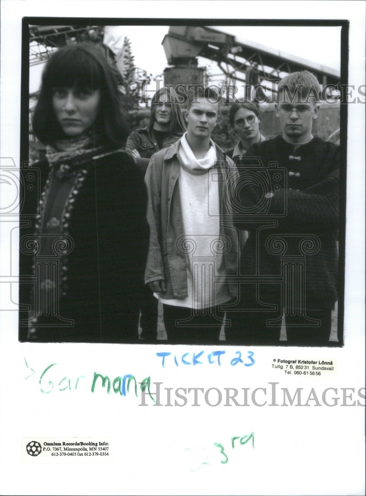 1995 Press Photo Swedish quintet Garmarna- RSA46003- Historic Images