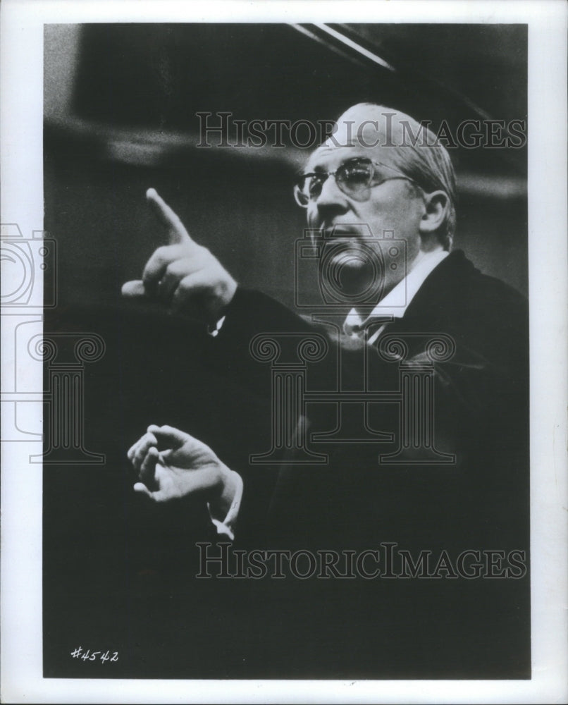 1974 Press Photo Ferdinand Leitner Goetterdaemerung - Historic Images