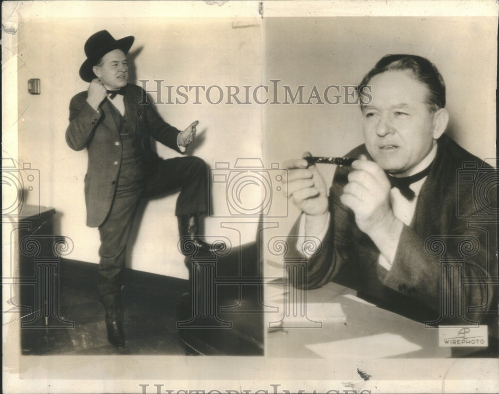 1937 Press Photo Percy Gassaway former cowboy congressm- RSA48985- Historic Images