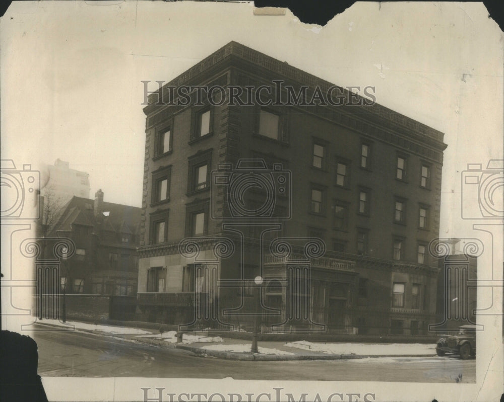 1926 Press Photo Paul Street Hamilton Cornell Building - Historic Images