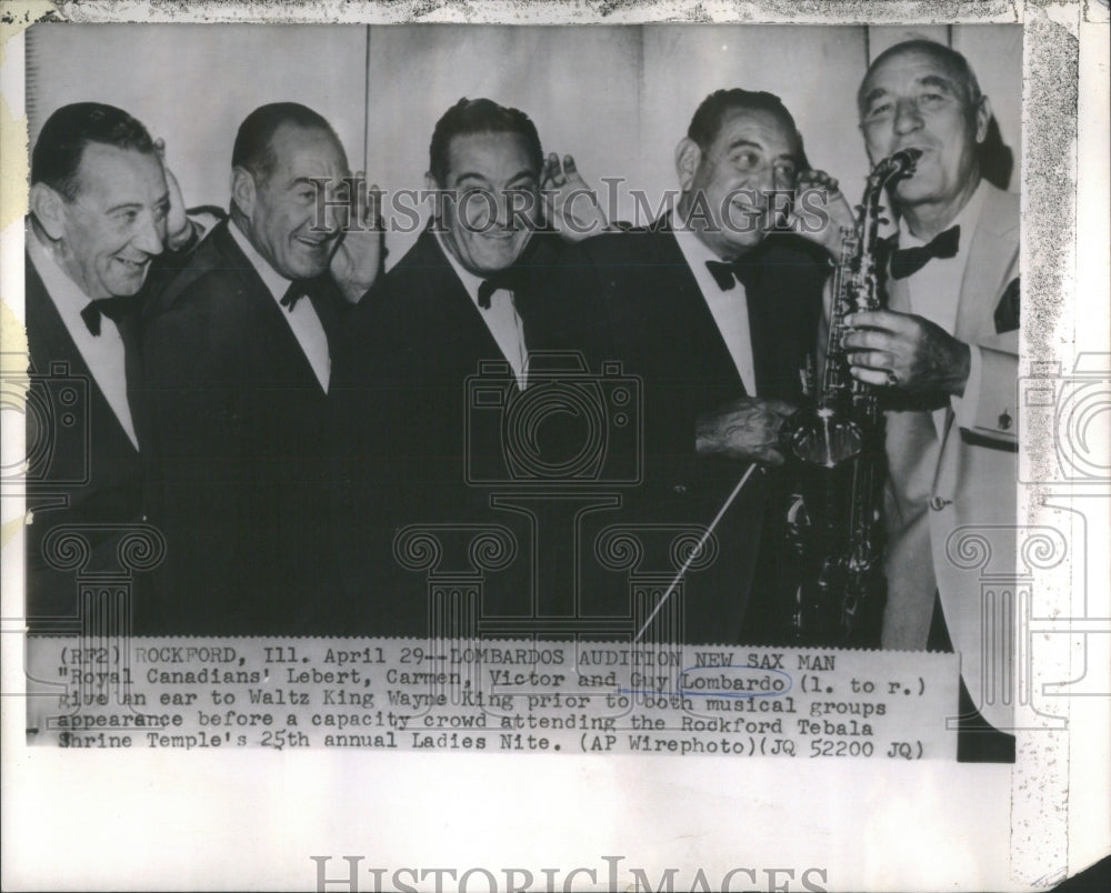 1965 Press Photo Guy Lombardo Carmen Victor Royal Man- RSA49549- Historic Images