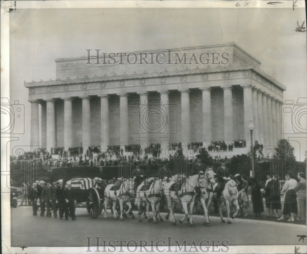 1944 Press Photo Knox Cottage Lincoln Shrine Daily News- Historic Images