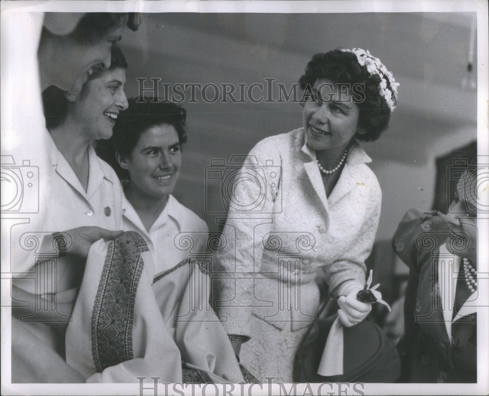 1953 Press Photo Queen Frederika Greece Royal Family- RSA51373- Historic Images