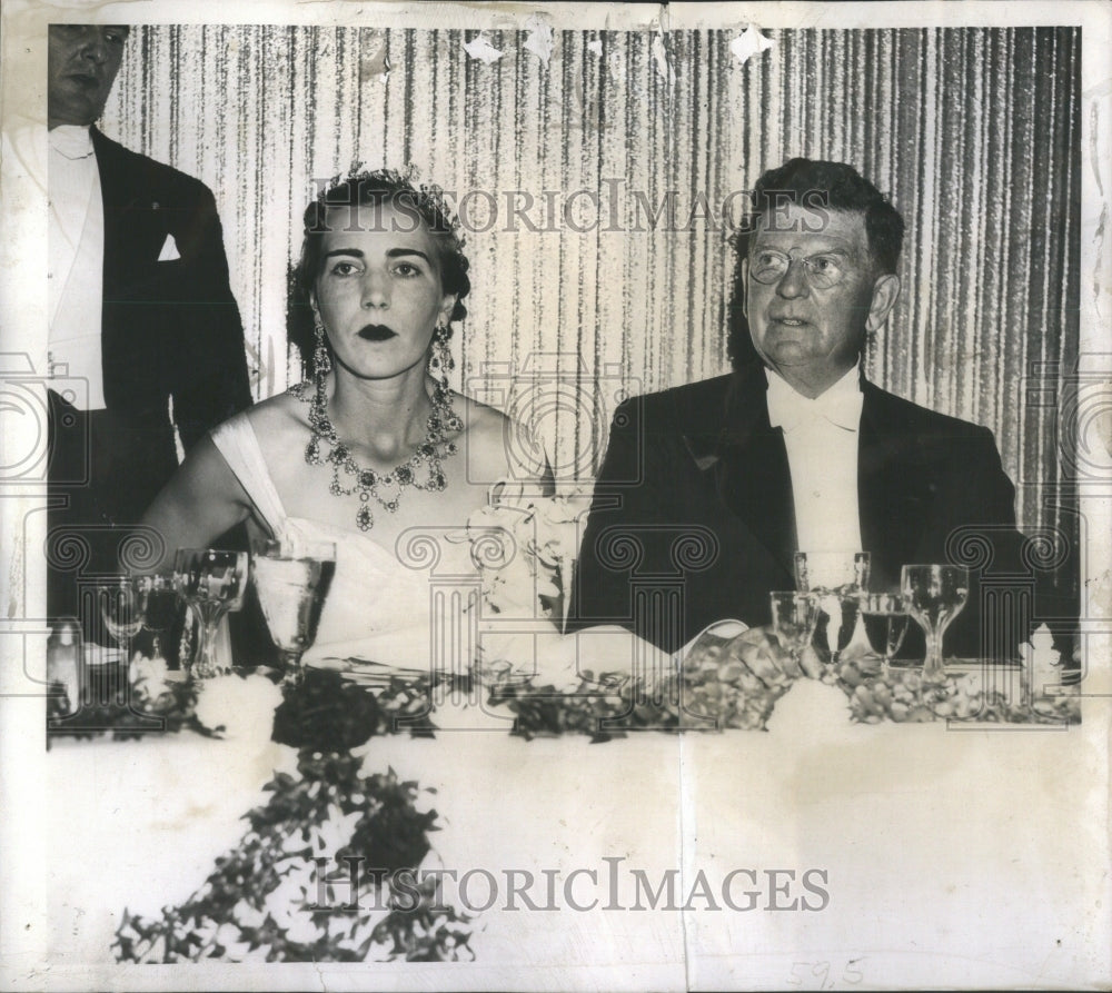 1939 Press Photo Princess Ingrid of Denmark and Mayor E- RSA51415- Historic Images