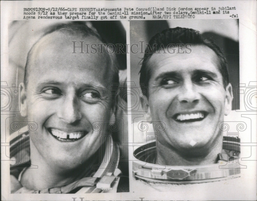 1968 Press Photo Charles 'Pete' Conrad, Dick Gordon- RSA51785- Historic Images