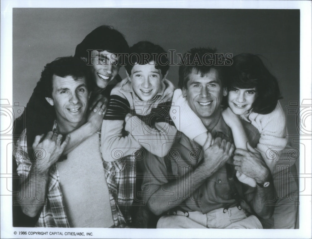 1986 Press Photo Dads Weintraub Castrodad Naylor Barry - Historic Images