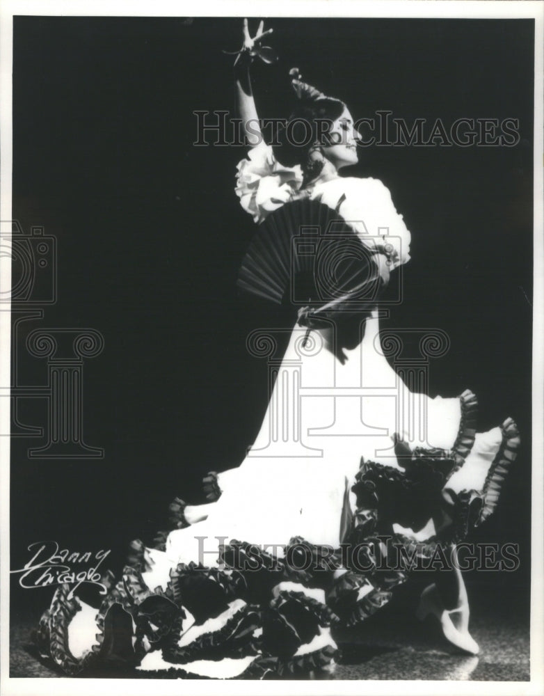 Press Photo Dancer Lola Galan- Historic Images