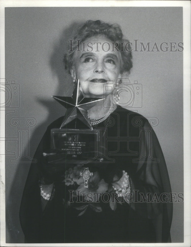 Press Photo Lillian Gish American film Institute salute - Historic Images