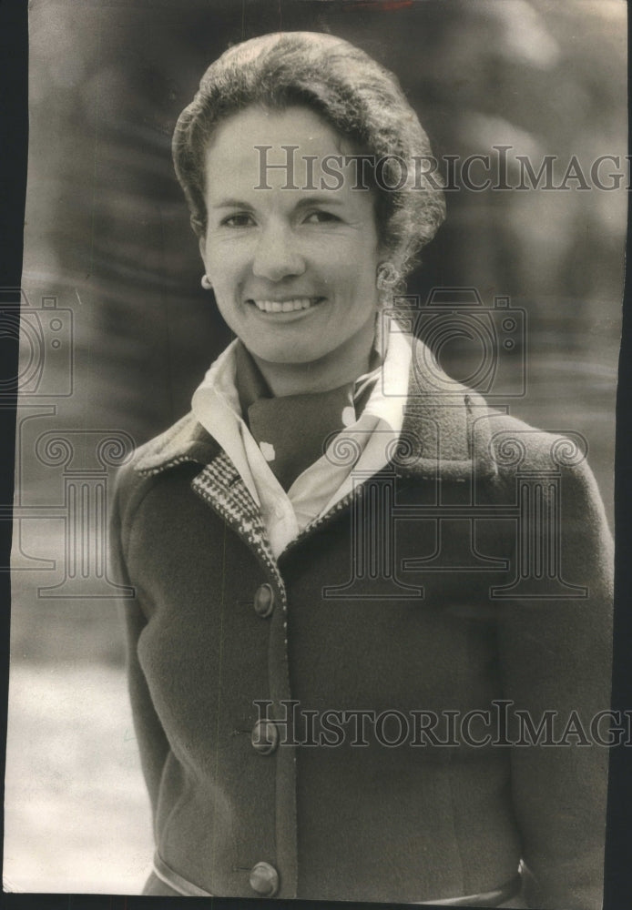 1974 Press Photo Ann Aymone Giscard d&#39;Estaing- RSA57903- Historic Images