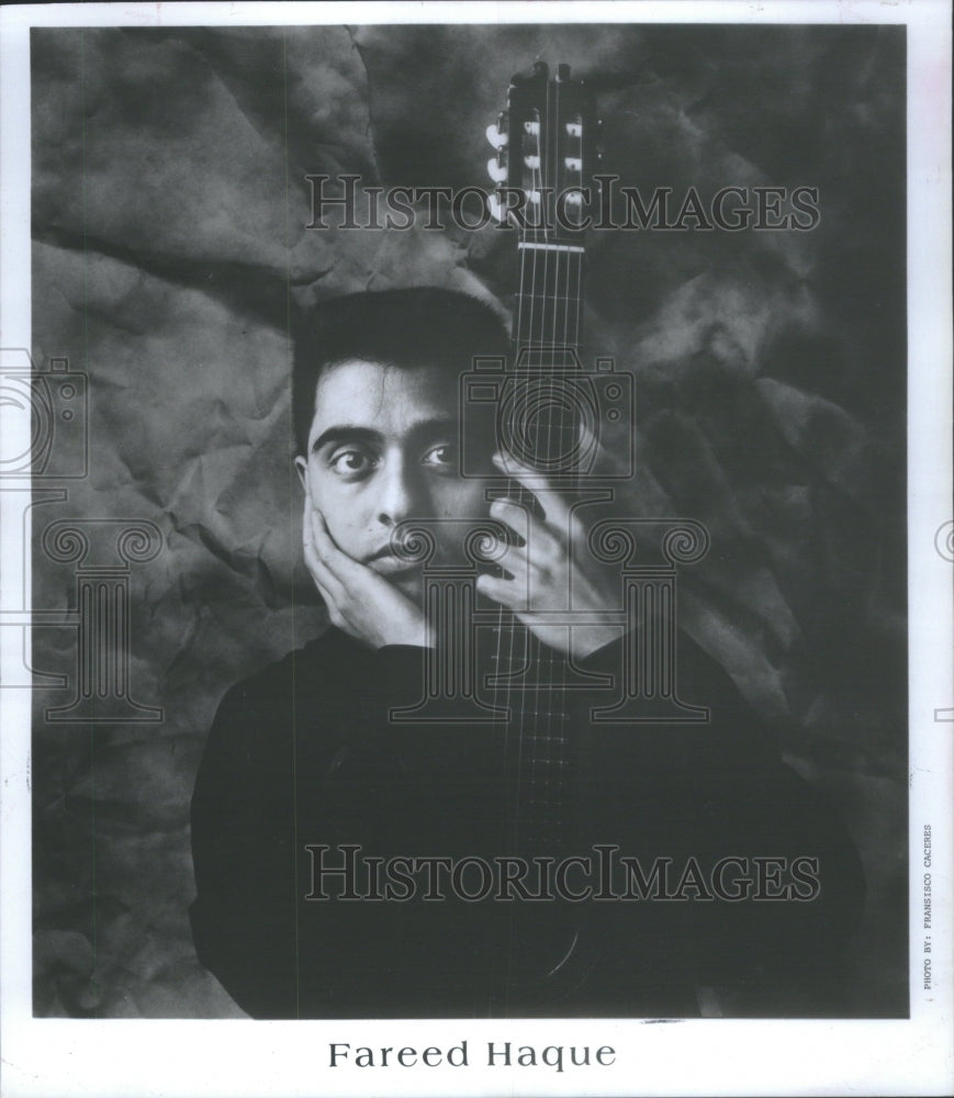 1991 Press Photo Guitarist Fareed Haque South Loop- RSA58407- Historic Images
