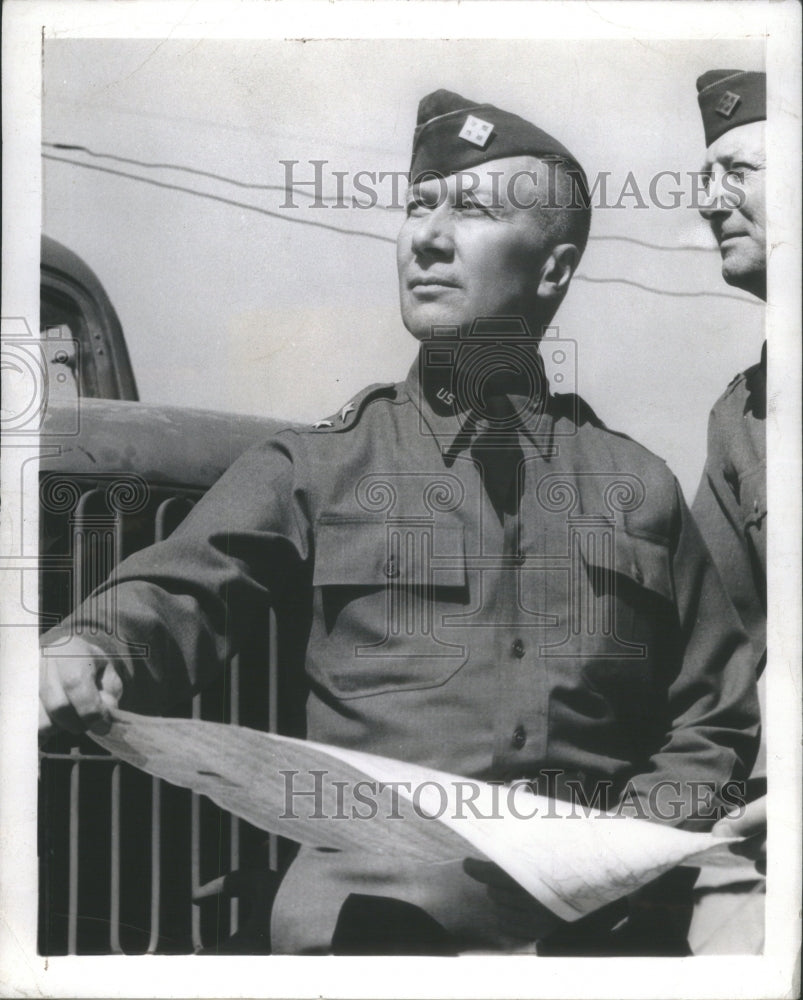 1941 Press Photo Major General Lloyd Fredendall March RSA58623