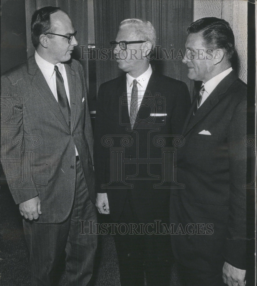 1965 Press Photo A. Stevenson, A. Goldberg and Otto Kerner- RSA58941- Historic Images