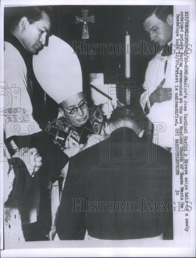 1920 Press Photo Mexico's Jose Cardinal Garibi Y Rivera- RSA59197- Historic Images