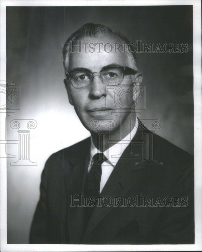 1967 Press Photo Rev Theo Gerken, Pres Lutheran Council- RSA59491- Historic Images