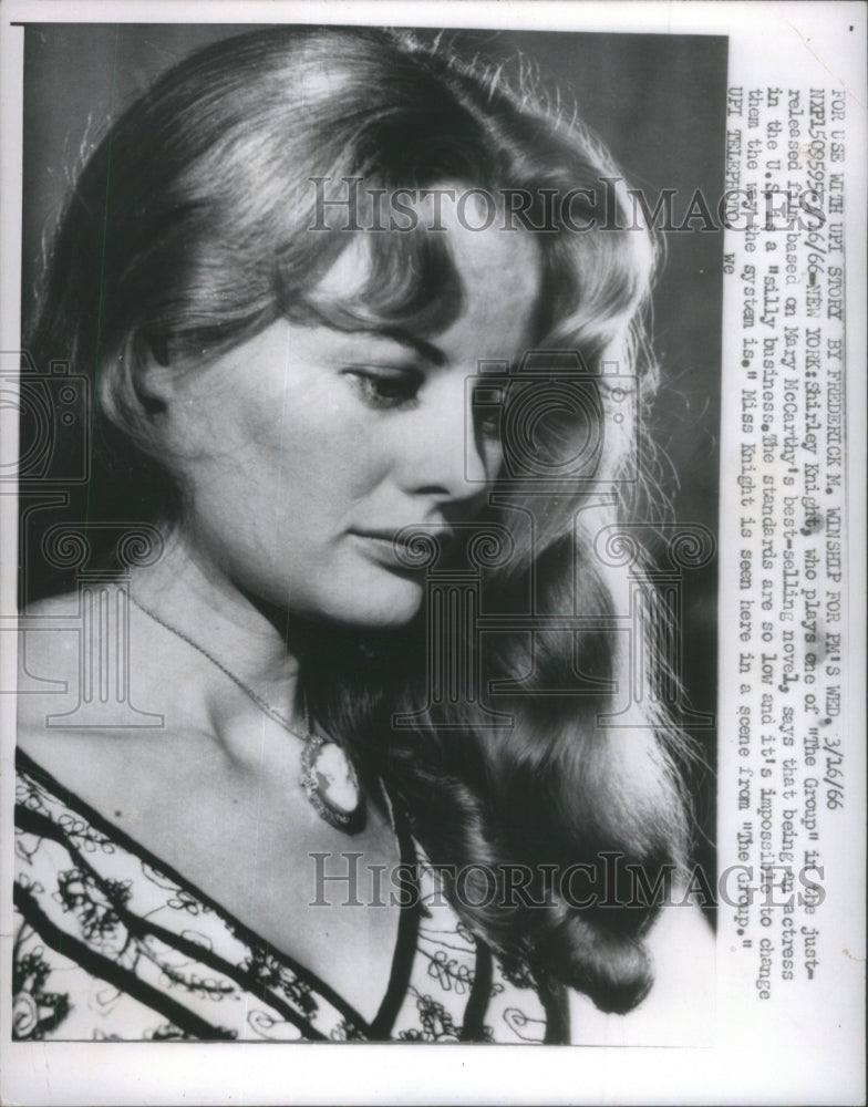 1966 Press Photo Shirley Knight, The Group- RSA59919- Historic Images