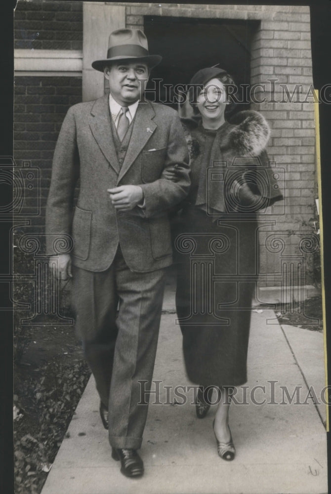 1934 Press Photo Wayland Brooks Republican Candidat- Historic Images