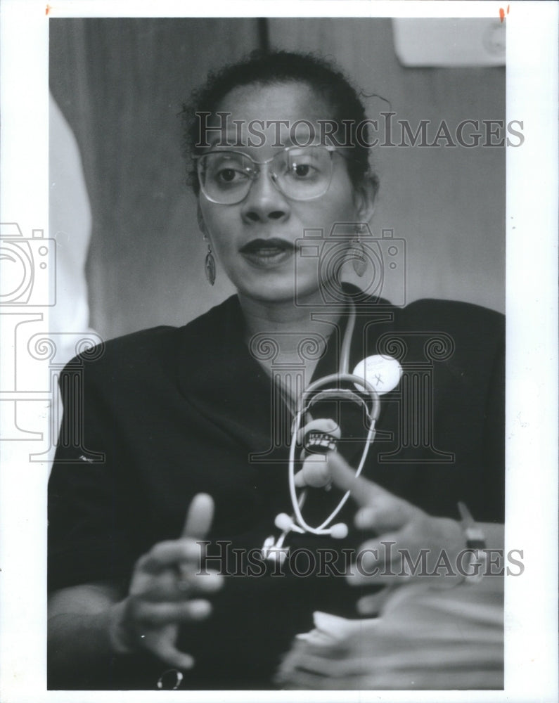 1994 Press Photo Virgina Bishop of the University of Illinois at Chicago- Historic Images