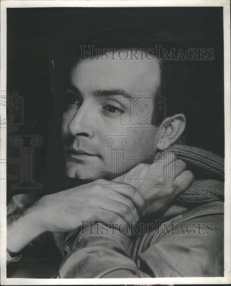 1961 Press Photo Tom Ayre in Musical, &quot;The Fantasticks.&quot;- Historic Images