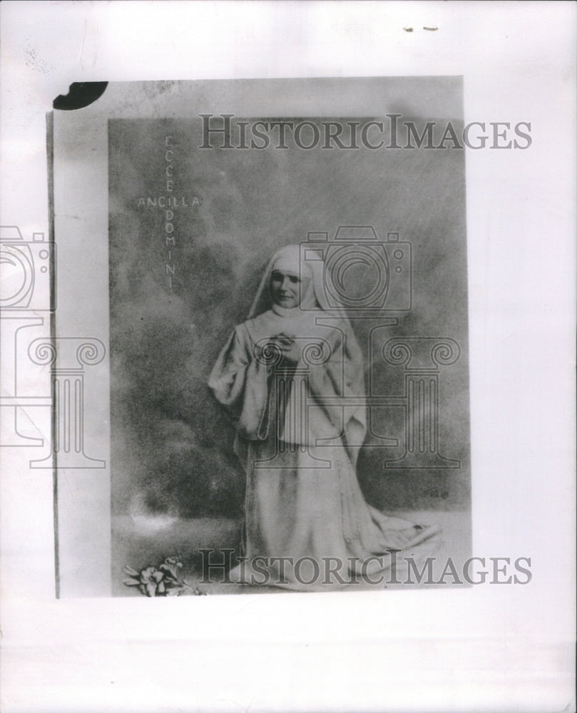1954 Press Photo Picture of Sister Maria Assunta.- RSA62449- Historic Images