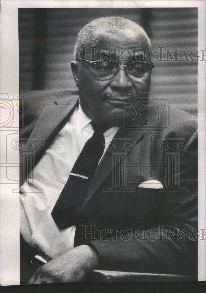 1969 Press Photo Martin Luther King Senior Father Evanston Late Junior- Historic Images