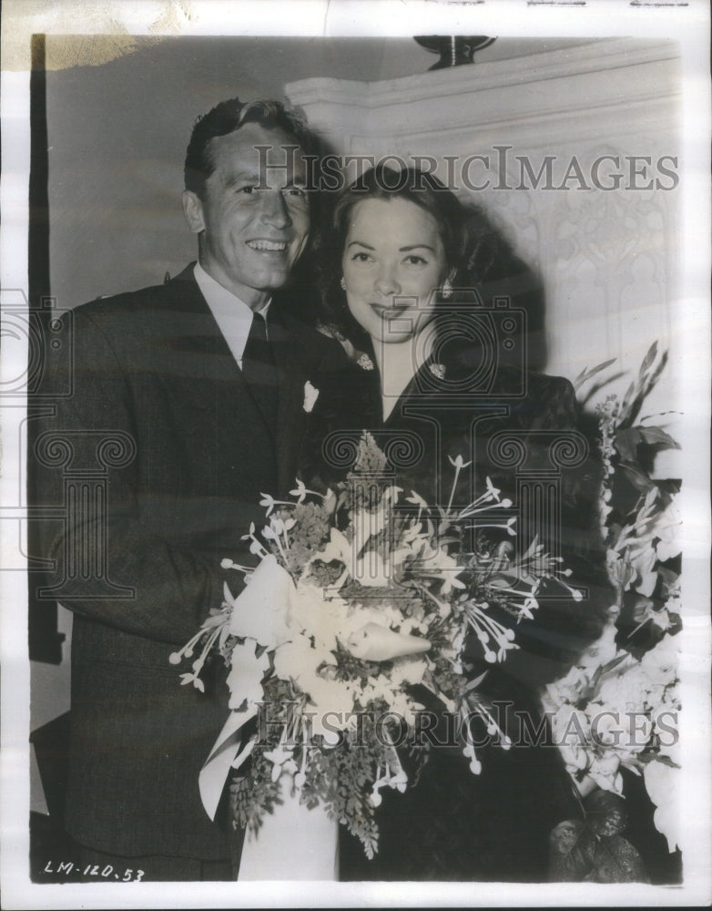 1947 Press Photo Kathryn Grayson Johnie Johnston- RSA63265- Historic Images