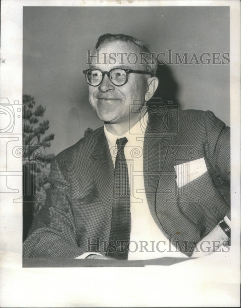 1959 Press Photo Walter Johson University Chicago- RSA63331- Historic Images