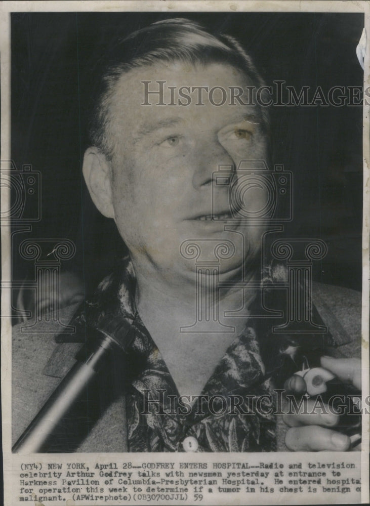1959 Press Photo Arthur Godfrey Radio &amp; Television Personality- RSA63493- Historic Images