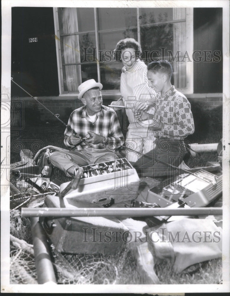 1961 Press Photo Jack Griffin Chicago Alaska Trip- Historic Images