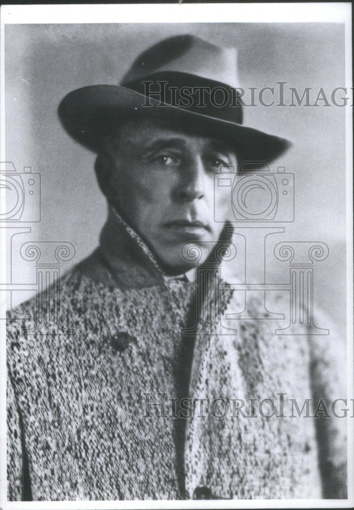 1977 Press Photo David Llewelyn Wark Griffith film director Elicker Buff pioneer- Historic Images