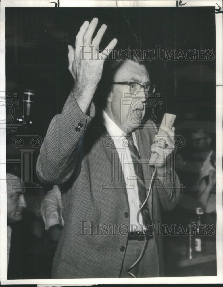 1963 Press Photo Edward Hazelton Bogan School Principal- Historic Images