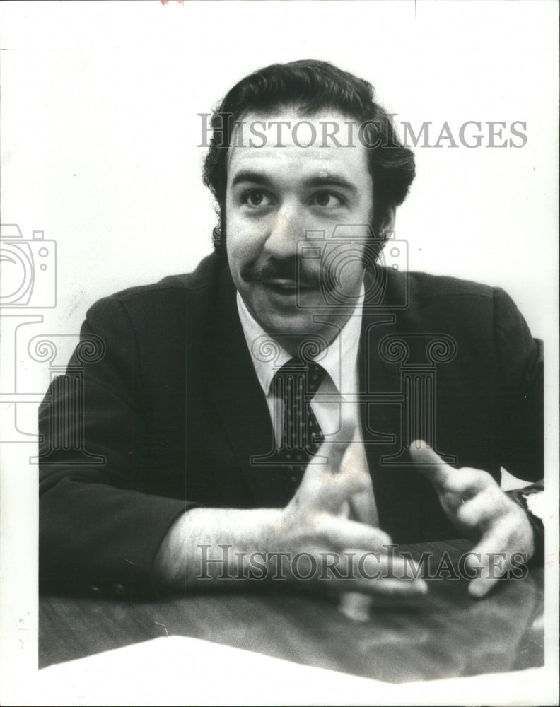 1977 Press Photo David Goldberger, ACLU Attorney- RSA64667- Historic Images